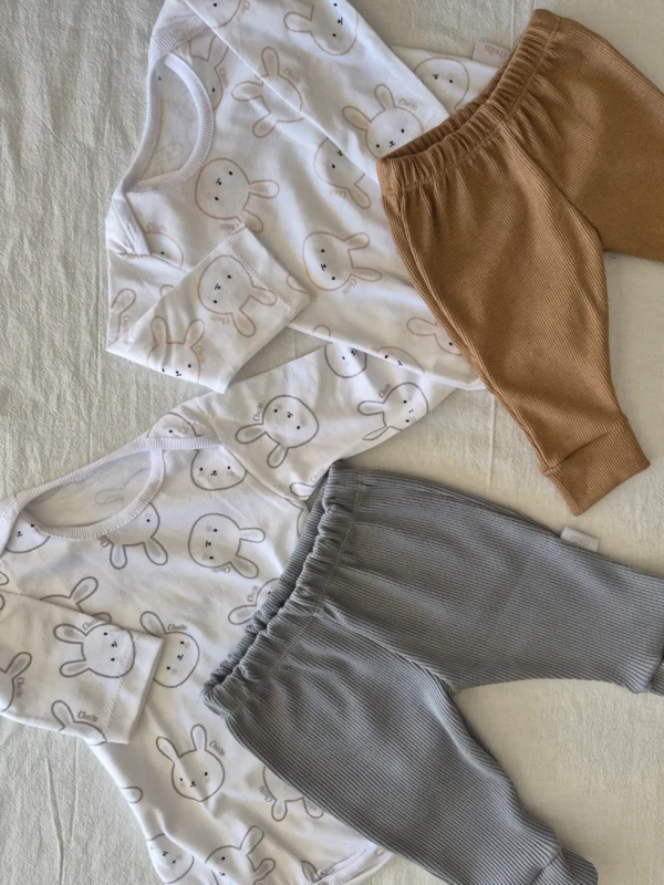 Conjunto Mangas Largas Conejos